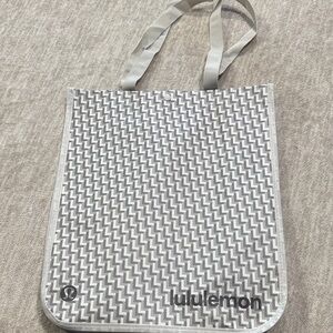 lululemon athletica Patterned Gray Tote